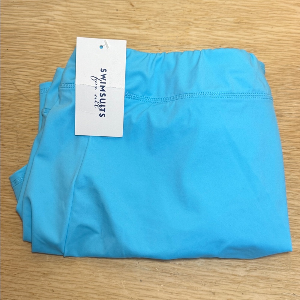 Swimsuits For All 🌊 Sky Blue Swim Shorts •NWT•